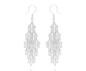 Silver Wheat Earrings - fareastjewelry