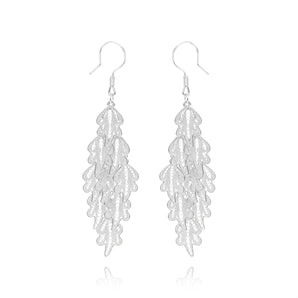 Silver Wheat Earrings - fareastjewelry