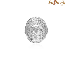 Handmade Ring,Silver,Drumbeat series