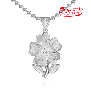 Handmade Necklace,Silver,Flower Cluster series - fareastjewelry