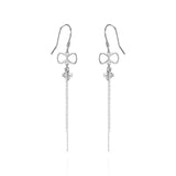 Silver Bow Earrings - fareastjewelry