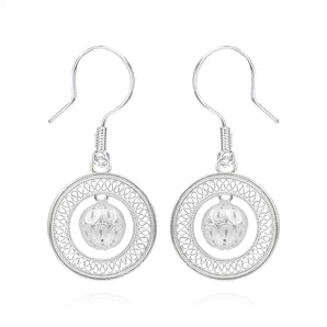 Silver Bell Shaped Earrings - fareastjewelry