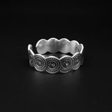 Silver Round Drum Bracelet - fareastjewelry