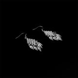 Silver Fringe Style Earrings - fareastjewelry