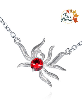 Handmade Necklace,Silver&Crystal,Bloom Of Dreams series - fareastjewelry