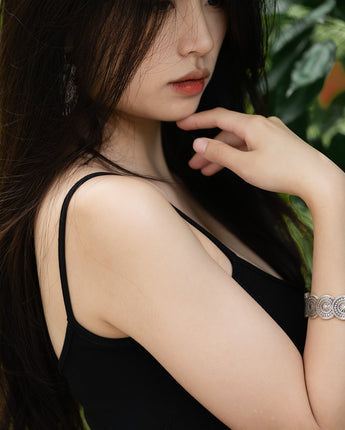 FarEastJewelr,Handmade Bracelet,Silver,Drum Rhyme series