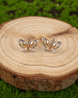 Fareastjewelry,Handmade Earrings,Silver,Color Butterfly series