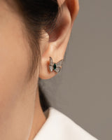 Fareastjewelry,Handmade Earrings,Silver&Crystal,Dream Butterfly series