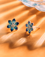Fareastjewelry,Handmade Earrings,Silver&Enamel,Spring Fairy series