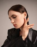 Fareastjewelry,Handmade Earrings,Silver,Flower Cluster series