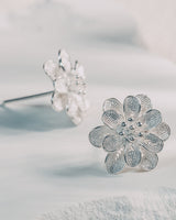 Fareastjewelry,Handmade Earrings,Silver,Flower Cluster series