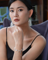 Fareastjewelry,Handmade Earrings,Silver,Lantern series