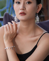 Fareastjewelry,Handmade Earrings,Silver,Lantern series