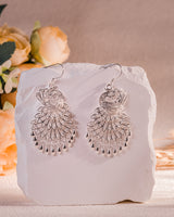 Fareastjewelry,Handmade Earrings,Silver,Phoenix Dance series