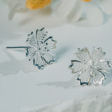 Fareastjewelry,Handmade Earrings,Silver,Snowflake series