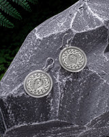 Fareastjewelry,Handmade Earrings,Silver,Wisdom Drum Rhythm series