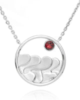 Fareastjewelry,Handmade Necklace,Silver&Crystal,Autumn Breeze series