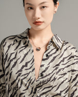 Fareastjewelry,Handmade Necklace,Silver&Crystal,Autumn Breeze series