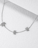 Fareastjewelry,Handmade Necklace,Silver&Crystal,Autumn Melody series