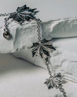 Fareastjewelry,Handmade Necklace,Silver&Crystal,Autumn Melody series