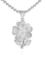 Fareastjewelry,Handmade Necklace,Silver,Flower Cluster series