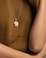 Fareastjewelry,Handmade Necklace,Silver,Flower Cluster series
