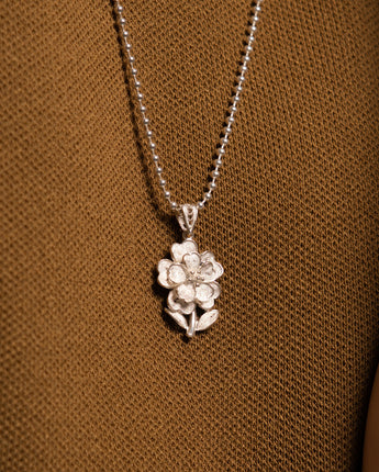 Fareastjewelry,Handmade Necklace,Silver,Flower Cluster series