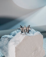 Fareastjewelry,Handmade Ring,Silver&Crystal,Chasing Butterfly series