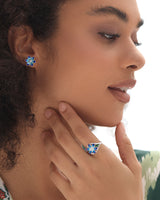 Fareastjewelry,Handmade Earrings,Silver&Enamel,Spring Fairy series