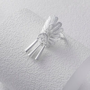 Fareastjewelry,Handmade Ring,Silver,Phoenix Chasing series