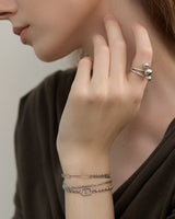 Fareastjewelry,Handmade Ring,Silver,World Trio series