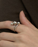 Fareastjewelry,Handmade Ring,Silver,World Trio series