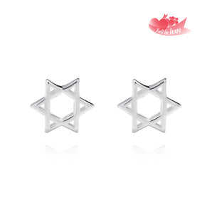 Silver Earrings Eternal Star