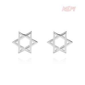 Silver Earrings Eternal Star