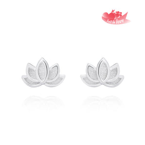 Silver Earrings lotus