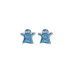 Handmade Earrings,Silver,Halloween Lovely ghost