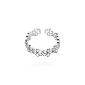 Handmade Ring,Silver,Floral series - fareastjewelry