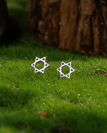 Handmade Silver Earrings Eternal Star2