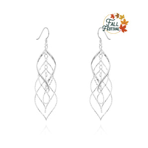 Handmade Earrings,Silver,Modern Art series - fareastjewelry