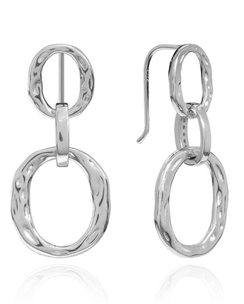 Handmade Earrings,Silver,World Trio series - fareastjewelry