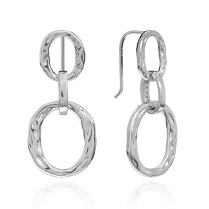 Handmade Earrings,Silver,World Trio series - fareastjewelry