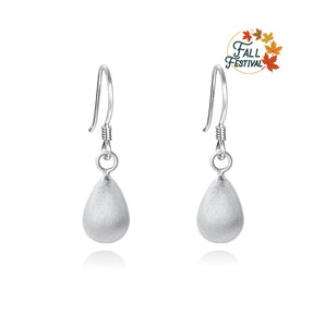Handmade，Silver Raindrop Earring,Dream series - fareastjewelry