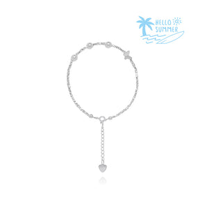 Handmade，Silver Pearl Butterfly Bracelet，Dream series