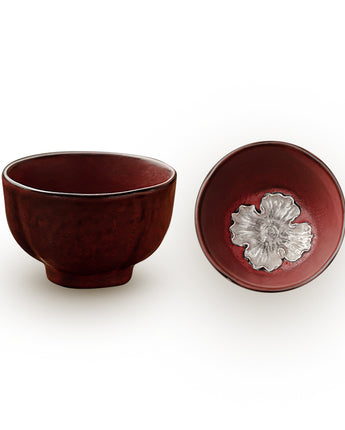 Persimmon，Silver Blossom Chalice series - fareastjewelry