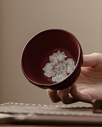 Persimmon，Silver Blossom Chalice series - fareastjewelry