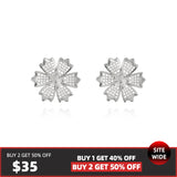 fareastjewelry,Handmade Earrings,Silver,Snowflake series01