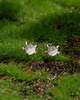 fareastjewelry Silver Earrings Playful Cat